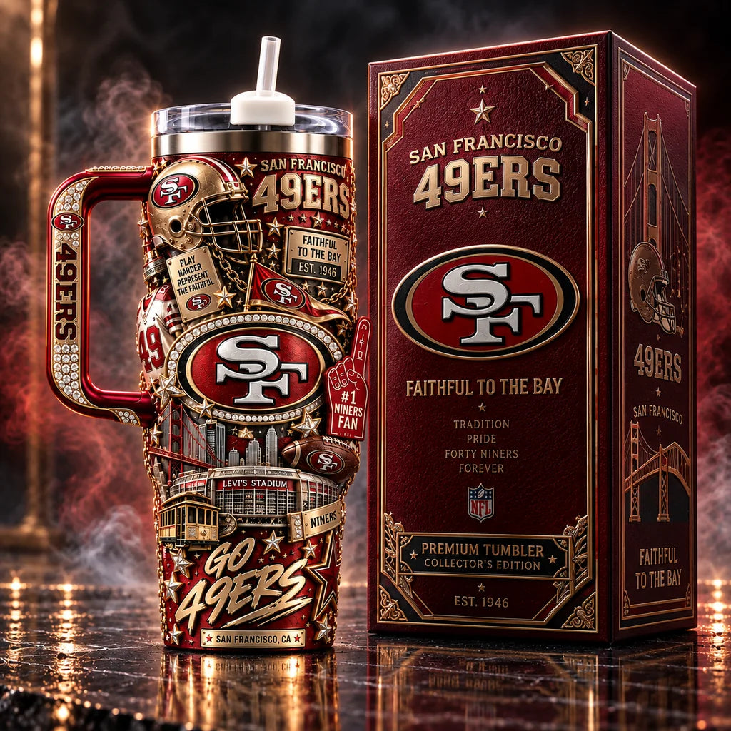 San Francisco 49ers — Crimson Fan Wall Edition