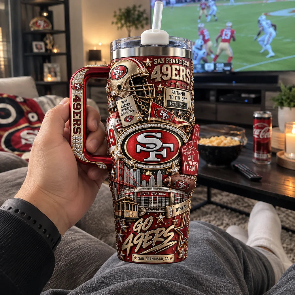 San Francisco 49ers — Crimson Fan Wall Edition