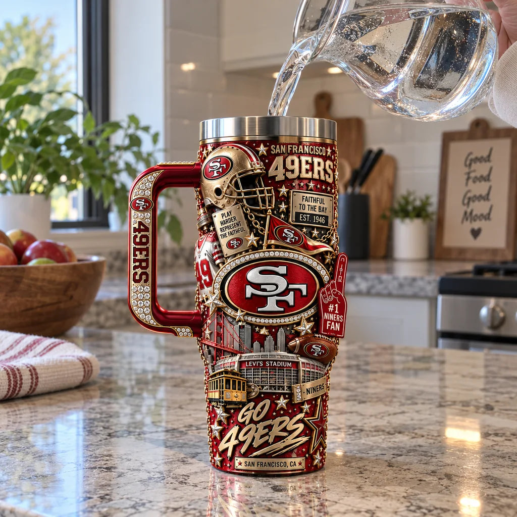 San Francisco 49ers — Crimson Fan Wall Edition