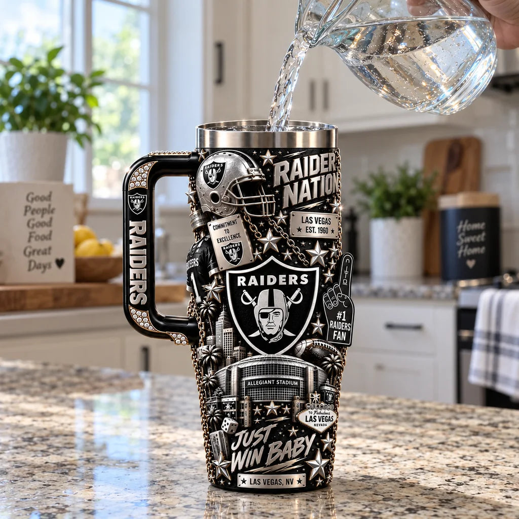 Las Vegas Raiders — Silver Fan Wall Edition